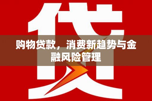 科尔沁购物贷款，消费新趋势与金融风险管理