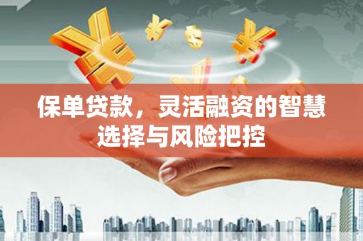 科尔沁保单贷款，灵活融资的智慧选择与风险把控