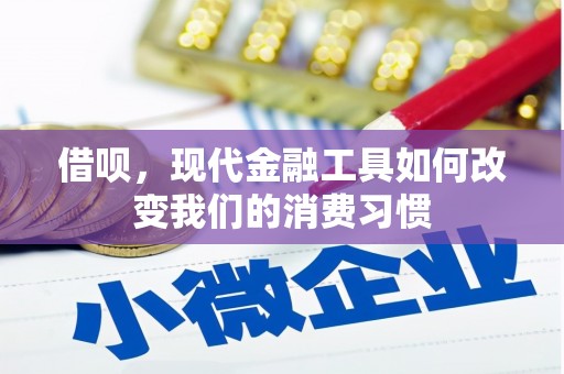 科尔沁借呗，现代金融工具如何改变我们的消费习惯