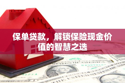 科尔沁保单贷款，解锁保险现金价值的智慧之选