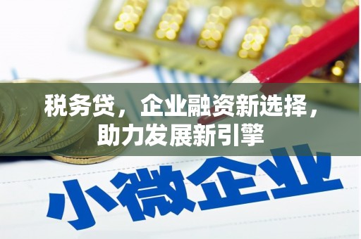 科尔沁税务贷，企业融资新选择，助力发展新引擎