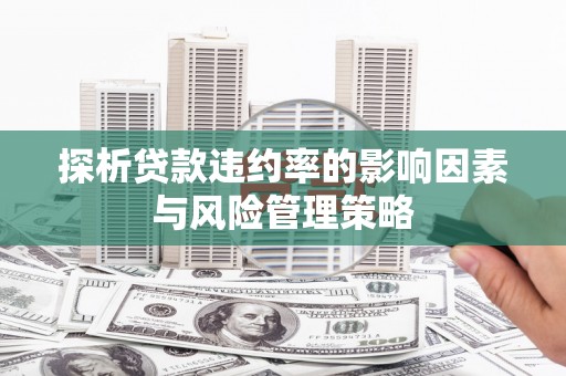 科尔沁探析贷款违约率的影响因素与风险管理策略