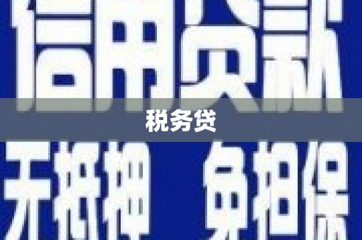 科尔沁税务贷