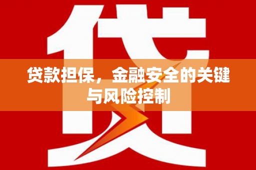 科尔沁贷款担保，金融安全的关键与风险控制