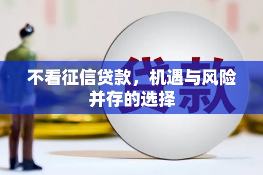 科尔沁不看征信贷款，机遇与风险并存的选择