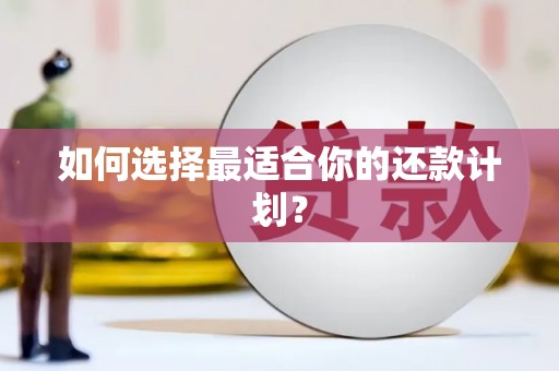 科尔沁如何选择最适合你的还款计划？