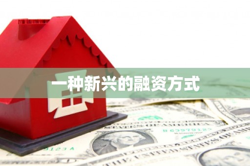 科尔沁一种新兴的融资方式